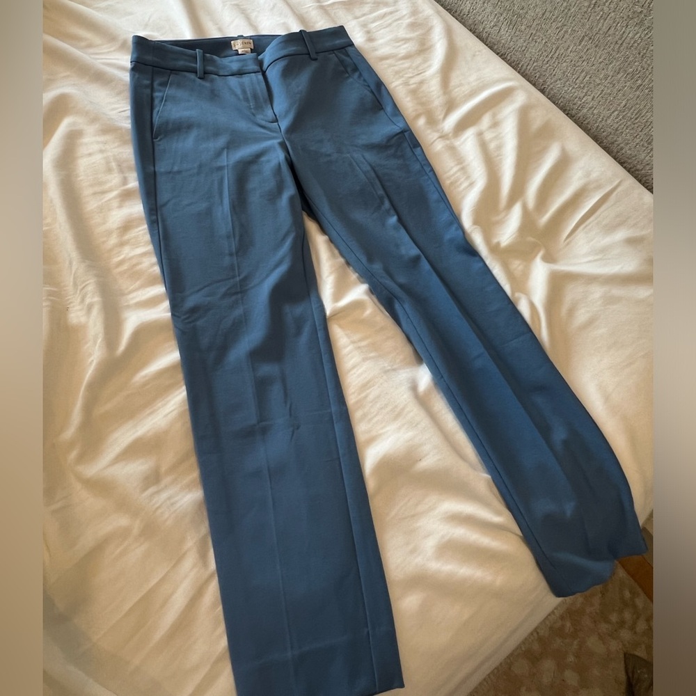 J Crew Dress Pant (Size 4, Color: Blue)